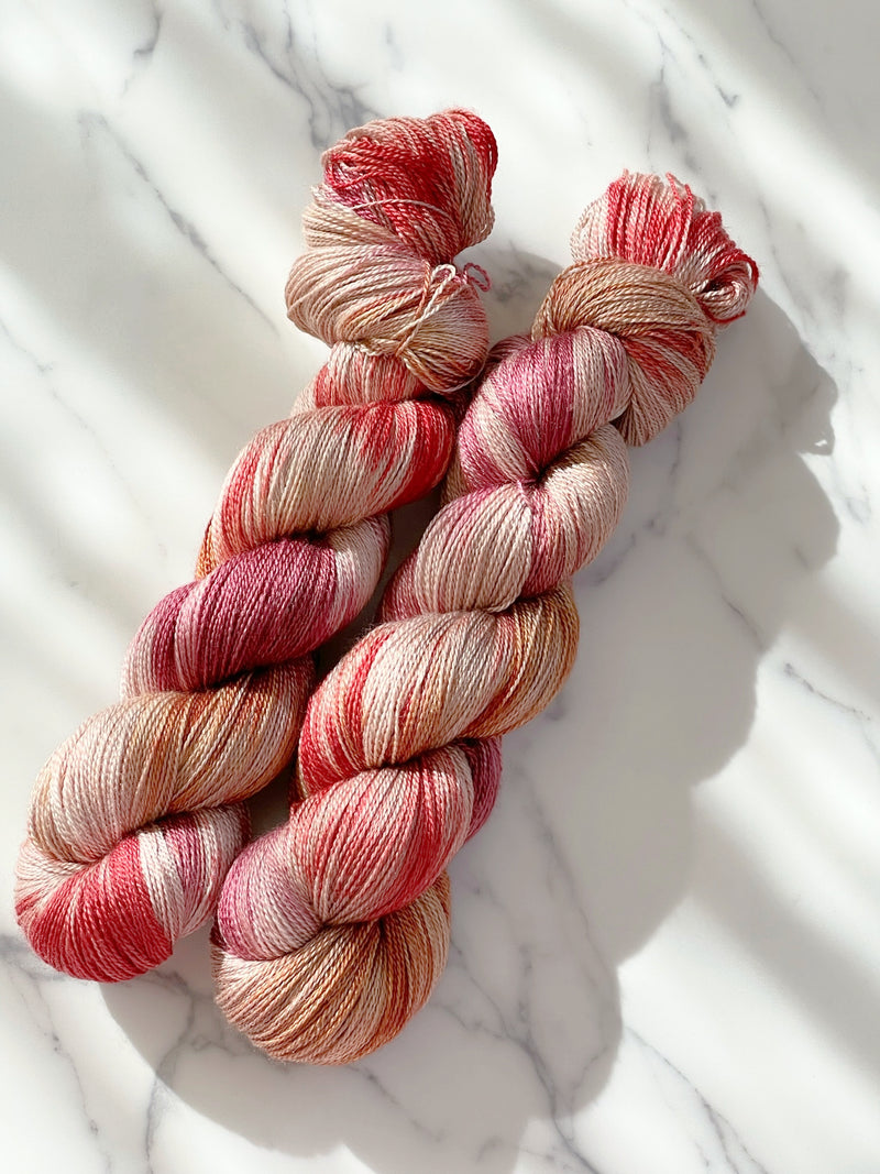 Antique Rose - Merino Silk Lace